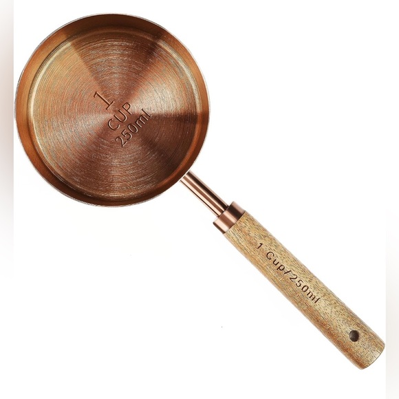 New! Rose Gold Measuring Cups and Coffee Canister - Picture 2 of 11